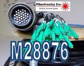 M28876 Fiber Optic Cable assemblies for Navy Shipboard and mil connector applications. (TFOCA)